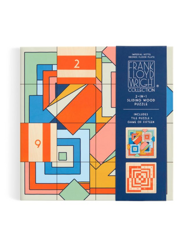 Frank Lloyd Wright 2 in 1 Wooden Puzzle - Say It Sister