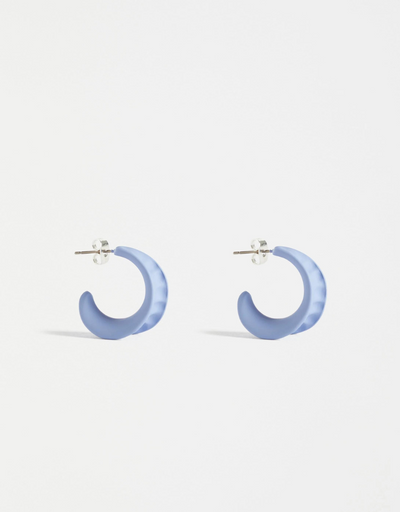Elk - Dorn Hoop Earrings Ice Blue - Say It Sister