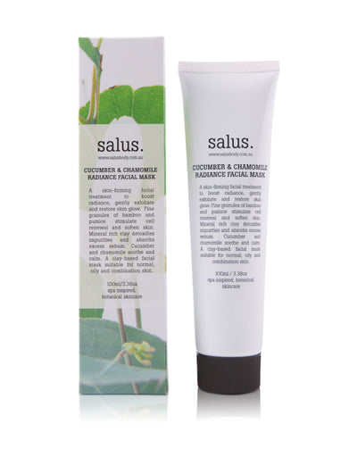 Salus - Cucumber & Chamomile Radiance Facial Mask - Say It Sister