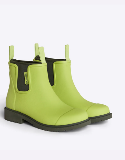 Merry People - Bobbi Gumboot Lime/Olive Enhanced Traction - Say It Sister