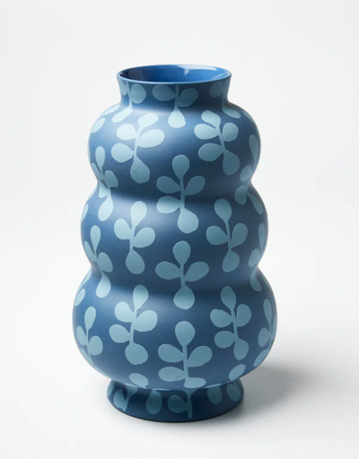 Happy Vase Triple Clover Blue - Say It Sister