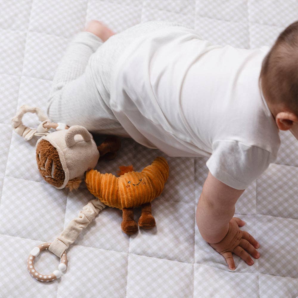 2 Pack Mini Market Brunch Stroller Toys - Coffee & Croissant, , Living Textiles - Say It Sister