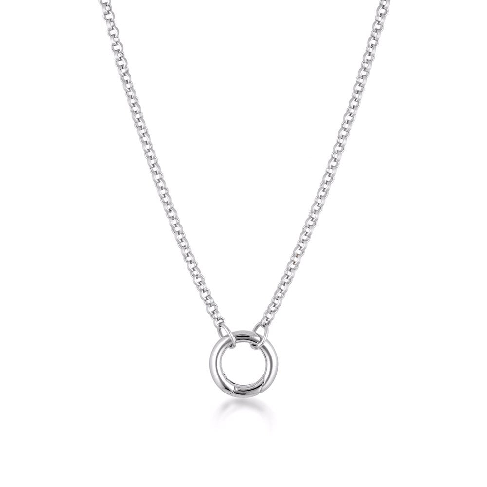 Linda Tahija - Belcher Chain Necklace in Silver
