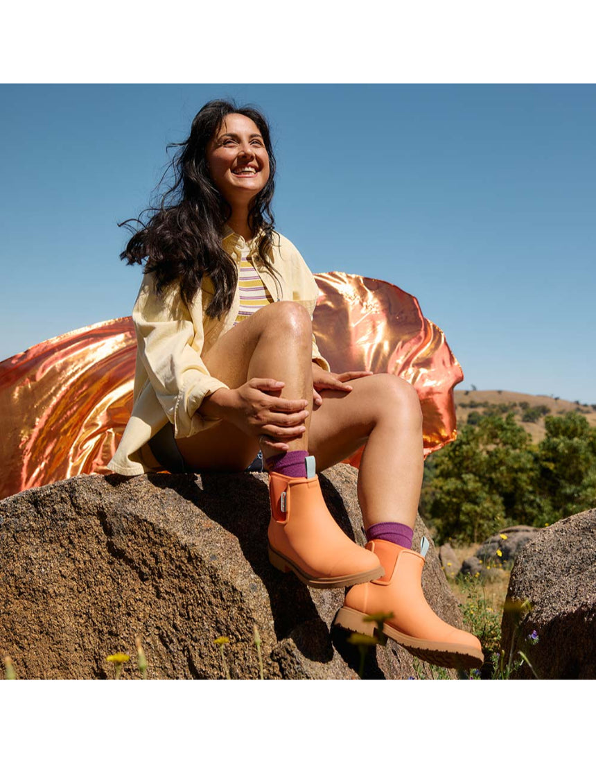 Merry People - Bobbi Gumboot Sherbet Orange, gumboots, Merry People - Say It Sister