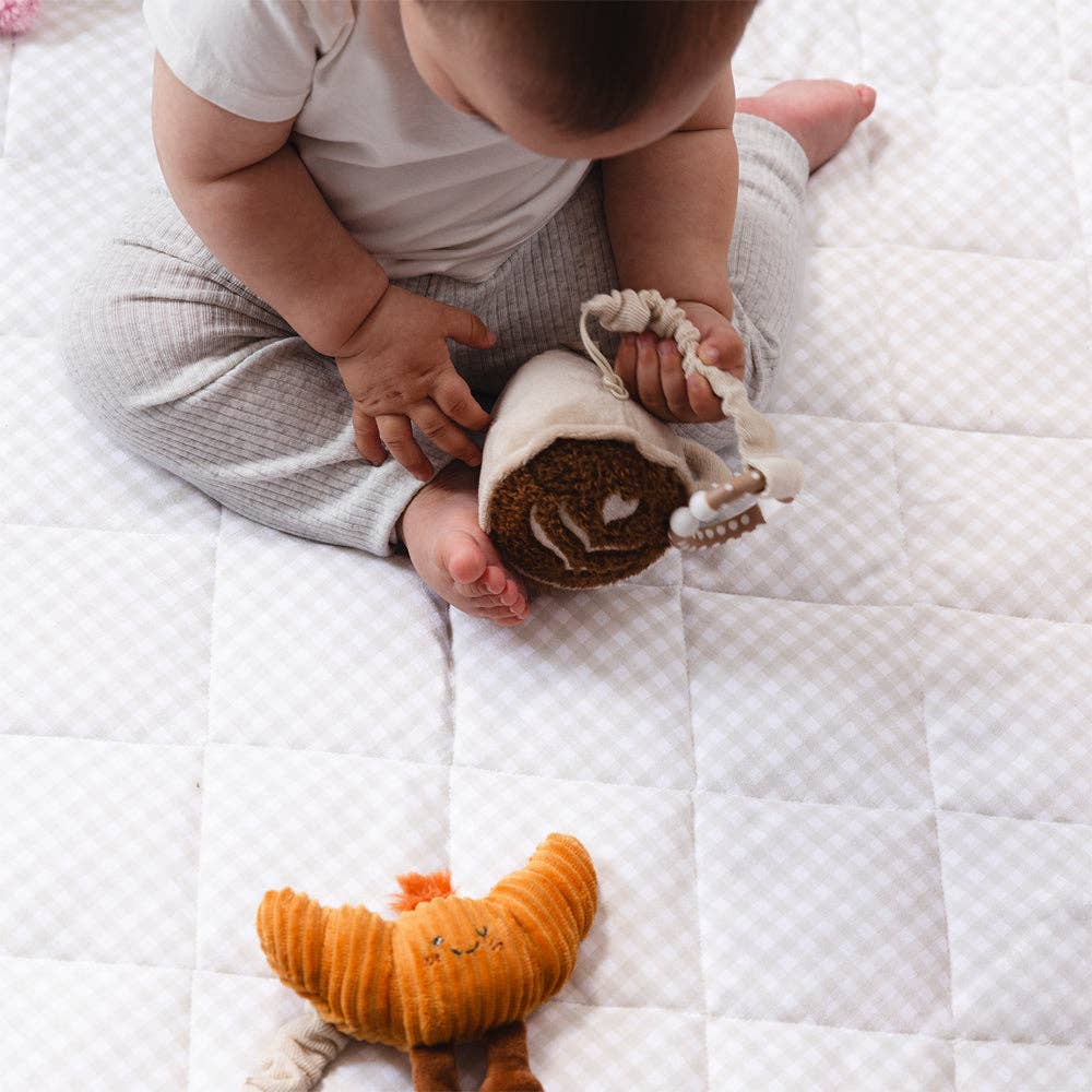 2 Pack Mini Market Brunch Stroller Toys - Coffee & Croissant, , Living Textiles - Say It Sister
