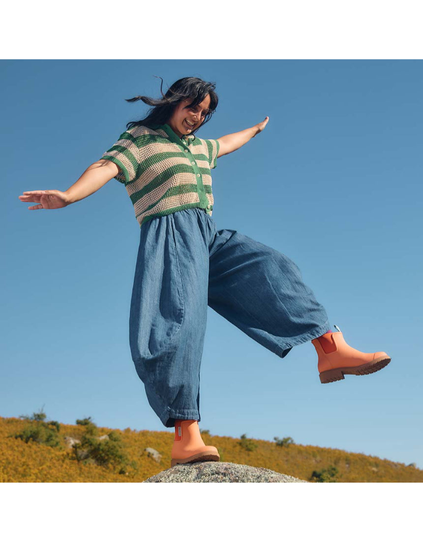 Merry People - Bobbi Gumboot Sherbet Orange, gumboots, Merry People - Say It Sister