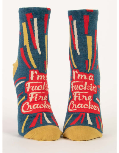 Blue Q - Fuckin' Firecracker W-Ankle Socks - Say It Sister