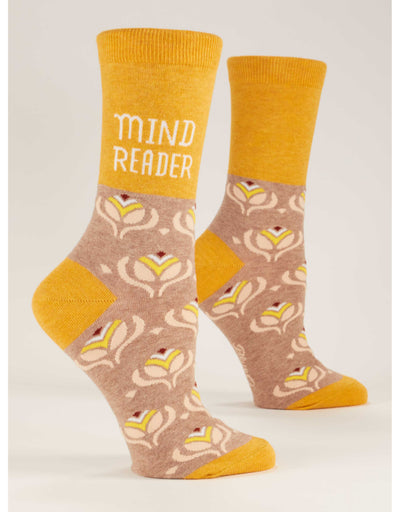 Blue Q - Mind Reader W-Crew Socks - Say It Sister