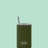 Frank Green - Iced Coffee Cup With Straw - Khaki, , Frank Green - Say It Sister