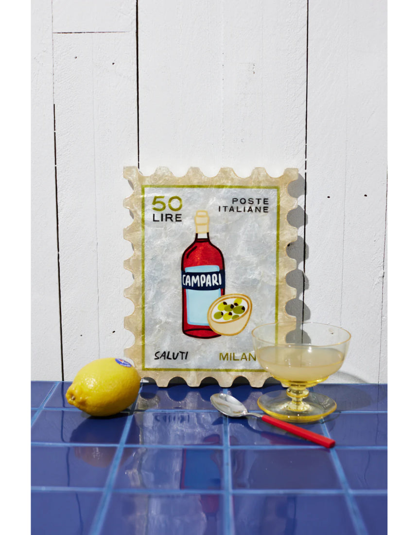 Campari Stamp, Wall Decor, Jones & Co - Say It Sister