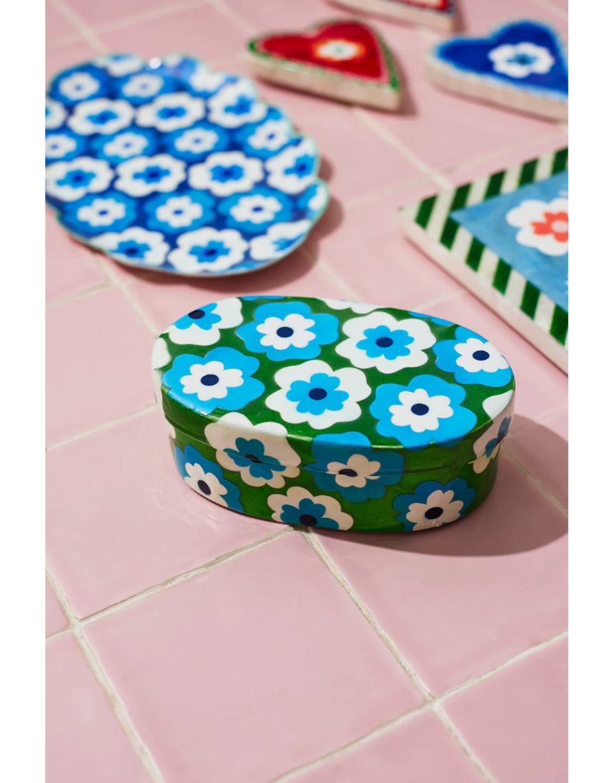 Poppy Blue Tray, , Jones & Co - Say It Sister