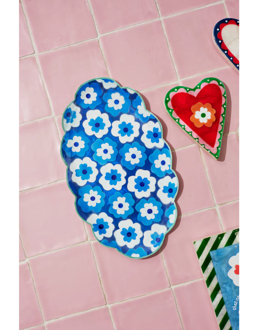 Poppy Blue Tray, , Jones & Co - Say It Sister