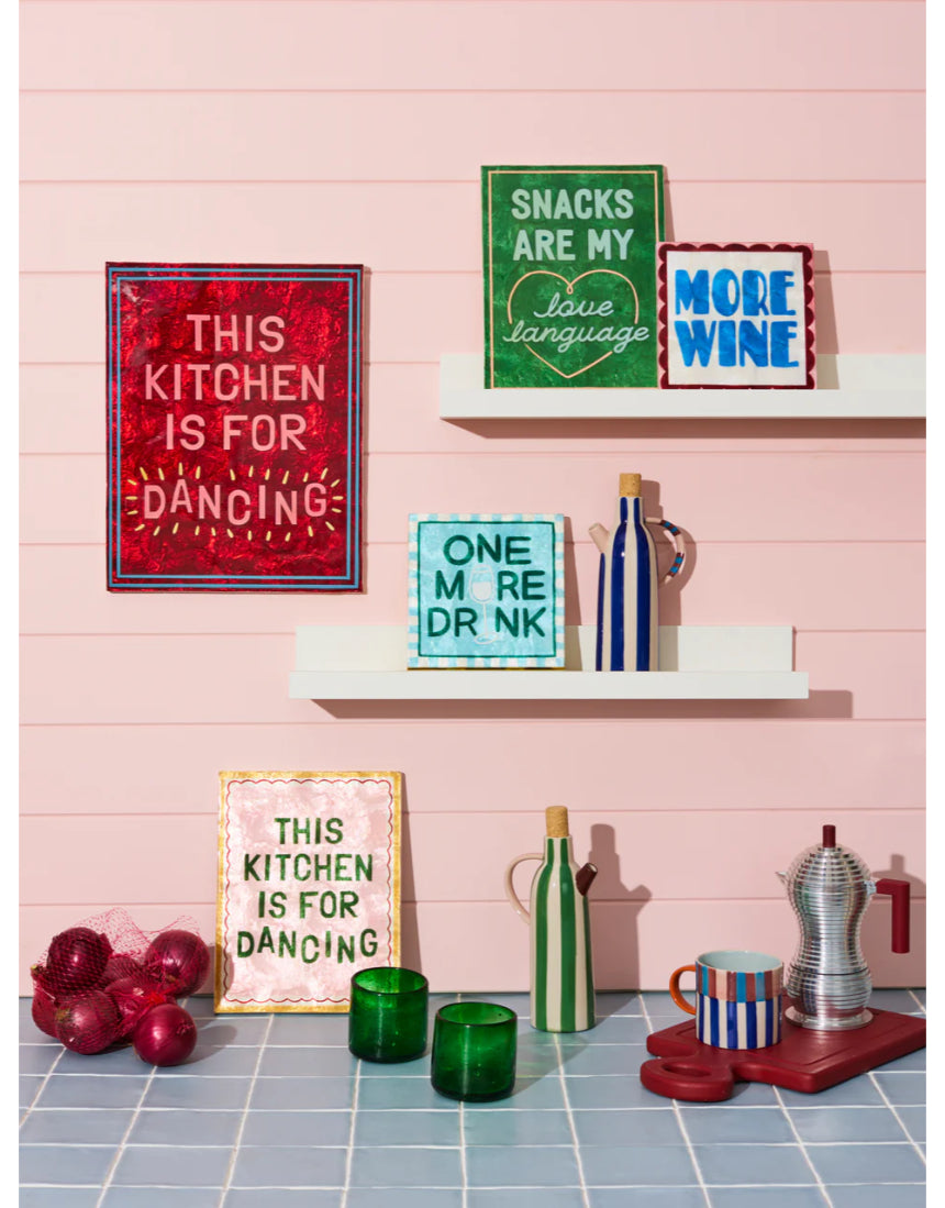 Fun House Kitchen Large Tile, Wall Decor, Jones & Co - Say It Sister