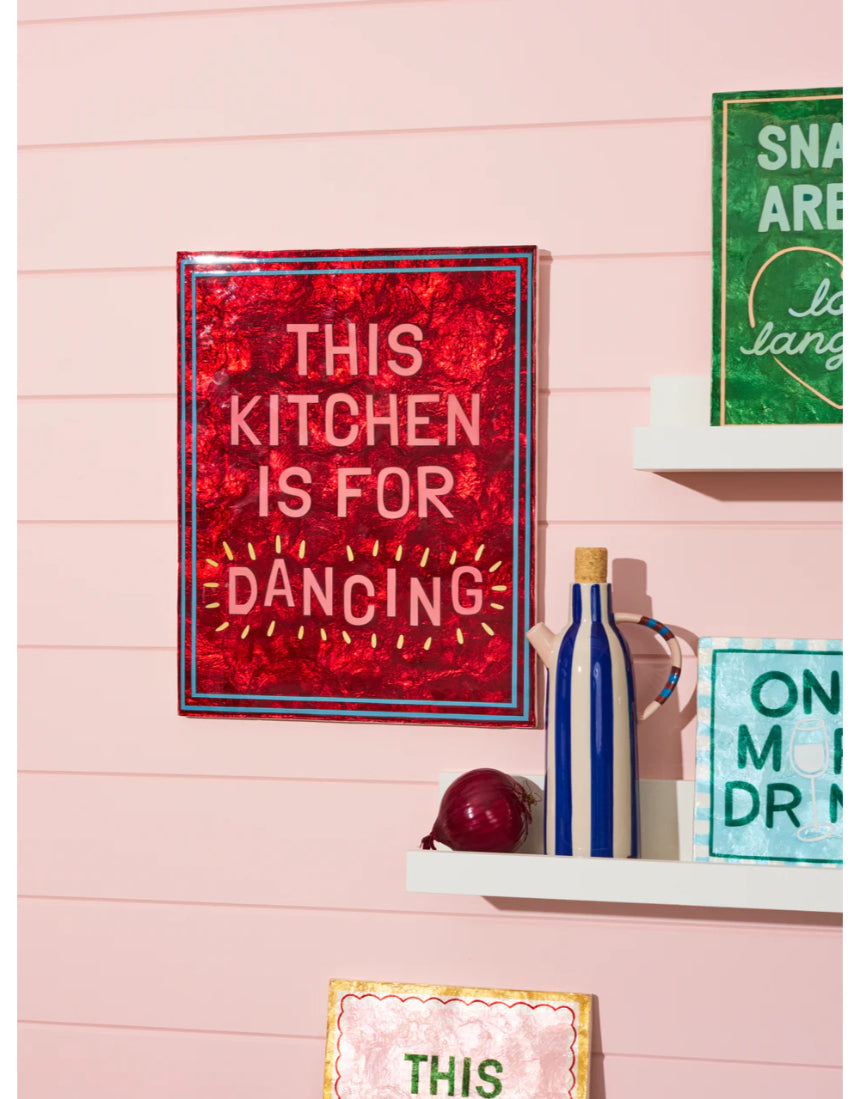 Fun House Kitchen Large Tile, Wall Decor, Jones & Co - Say It Sister