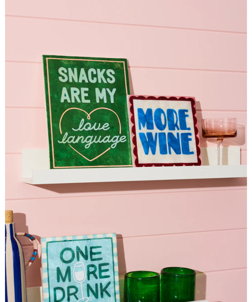 Fun House Wine Tile, Wall Decor, Jones & Co - Say It Sister