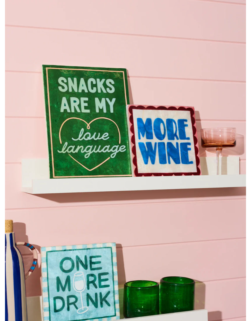 Fun House Wine Tile, Wall Decor, Jones & Co - Say It Sister