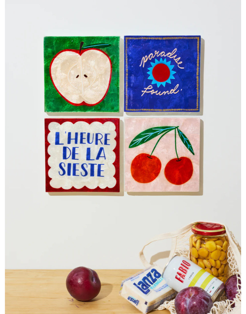 Superette Apple Tile, Wall Decor, Jones & Co - Say It Sister