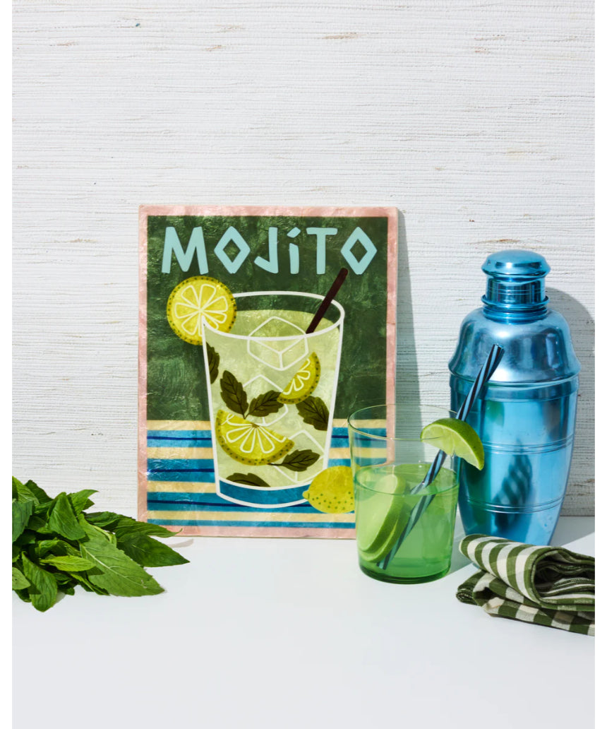 Happy Hour Mojito Tile, Wall Decor, Jones & Co - Say It Sister