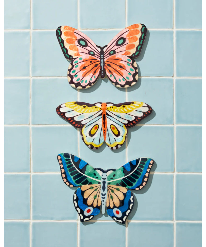 Canopy Butterfly Blue Green Wall Art, Wall Decor, Jones & Co - Say It Sister