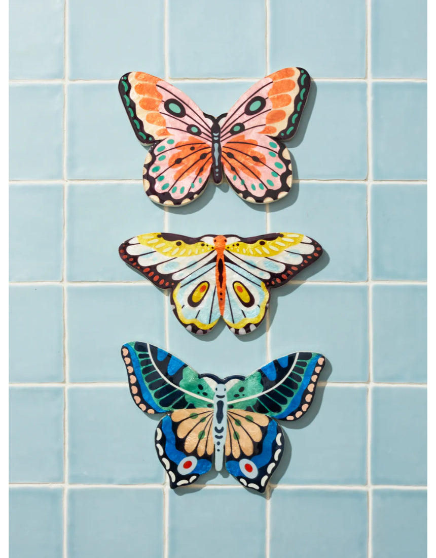 Canopy Butterfly Blue Green Wall Art, Wall Decor, Jones & Co - Say It Sister