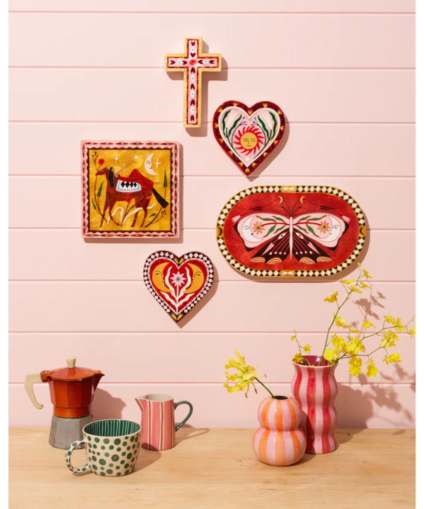 Fable Butterfly Pink Oval, Wall Decor, Jones & Co - Say It Sister