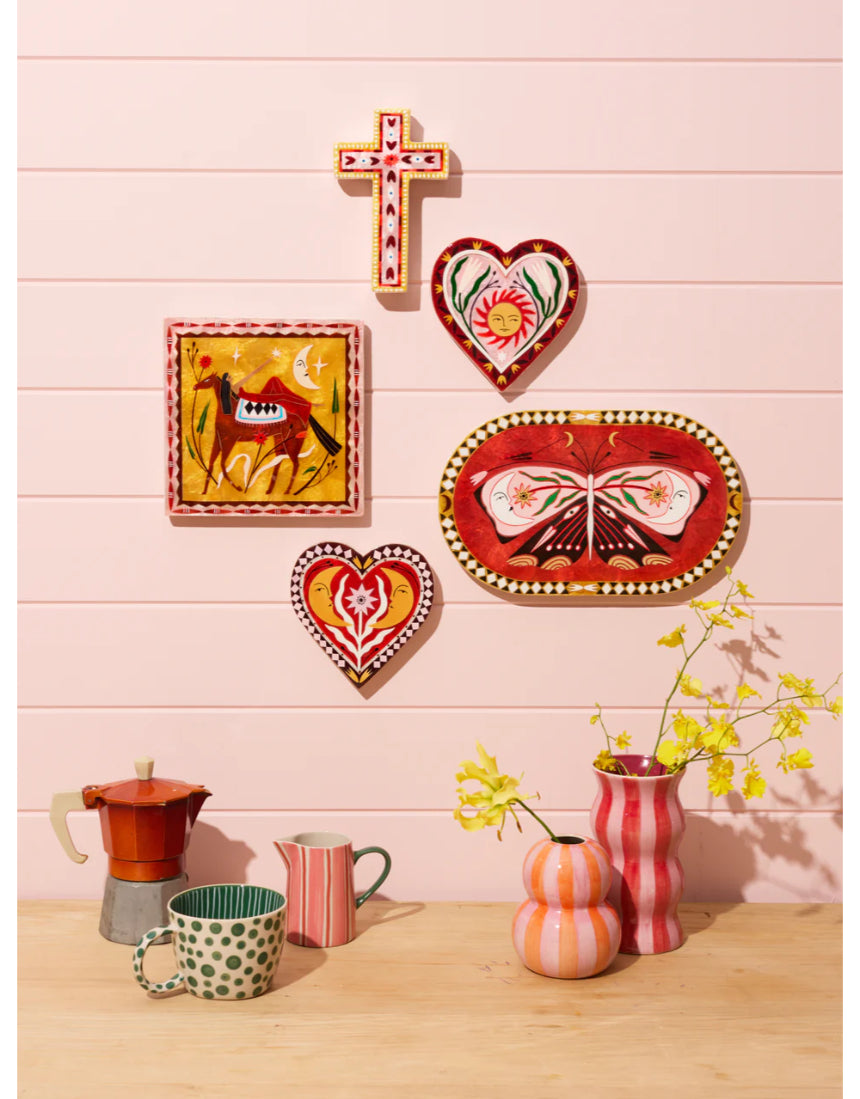 Fable Butterfly Pink Oval, Wall Decor, Jones & Co - Say It Sister