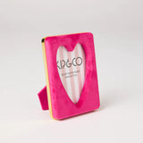 Kip & Co - Desert Pink Heart Velvet Photo Frame, picture frame, Kip & Co - Say It Sister