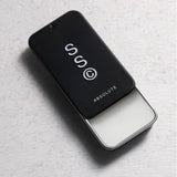 Solid State Absolute Solid Cologne jar with sleek packaging and minimalist design, showcasing the premium cologne product.