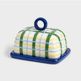 Klevering - Butter Dish Plaid Blue, butter dish, Klevering - Say It Sister
