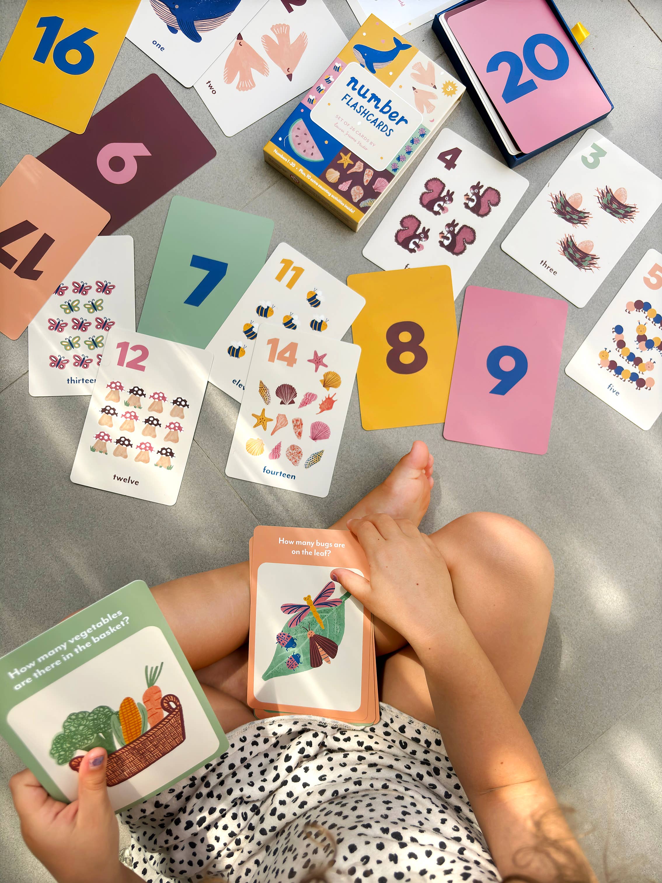 Illustrated Number Flashcards, , Lauren Sissons Studio - Say It Sister