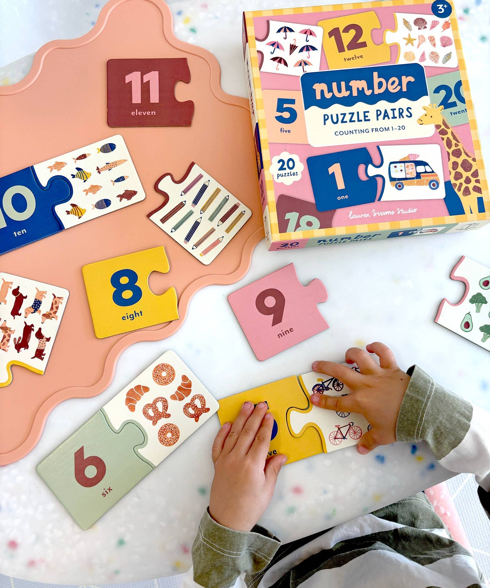Number Puzzle Pairs, , Lauren Sissons Studio - Say It Sister
