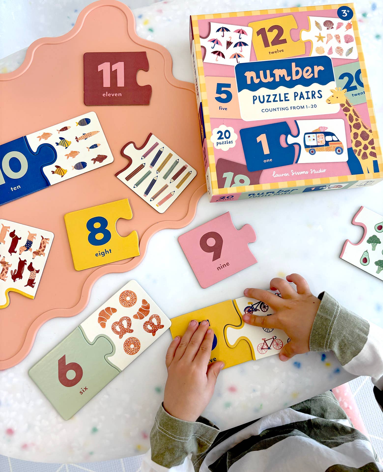 Number Puzzle Pairs, , Lauren Sissons Studio - Say It Sister