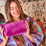Kip & Co - Wild Grape Velvet Toiletry Bag, Accessories, Kip & Co - Say It Sister