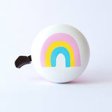Beep Happy Rainbow Bike & Scooter Bell - White & Pink