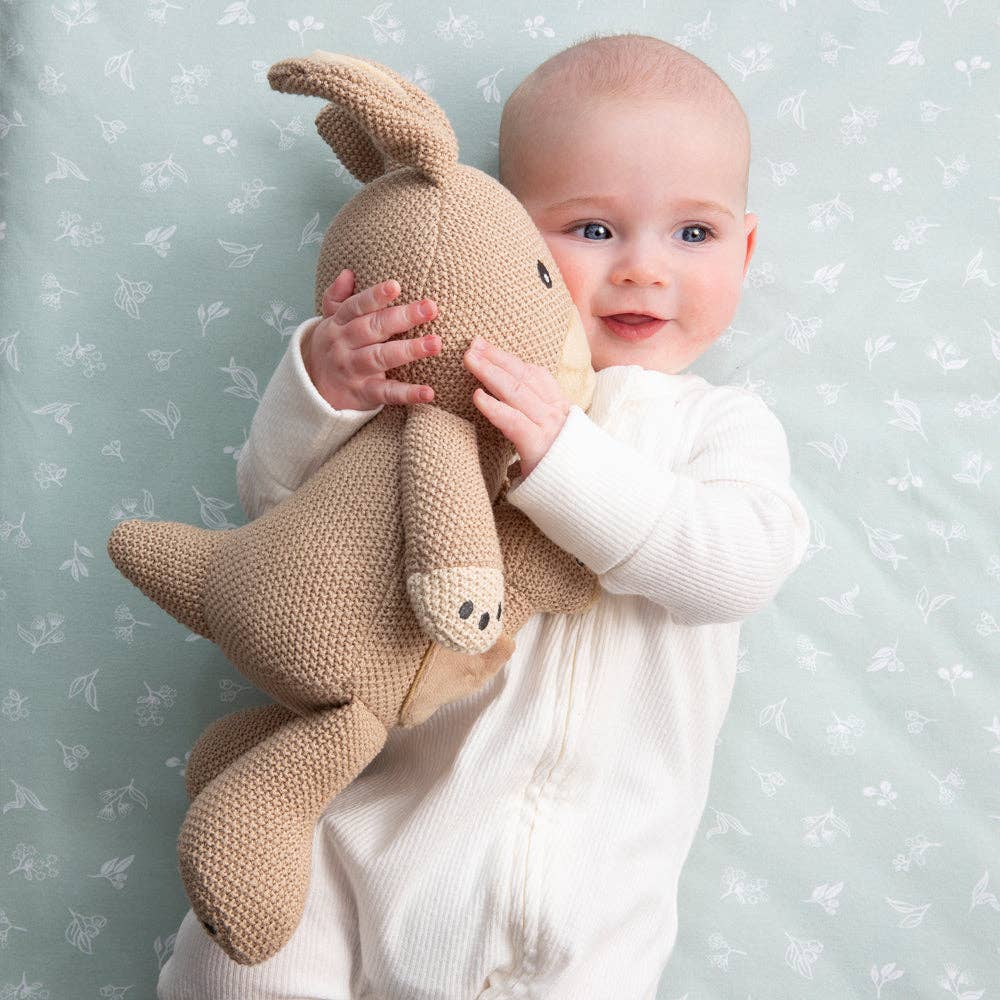 Knitted Toy - Kylie the Kangaroo, , Living Textiles - Say It Sister