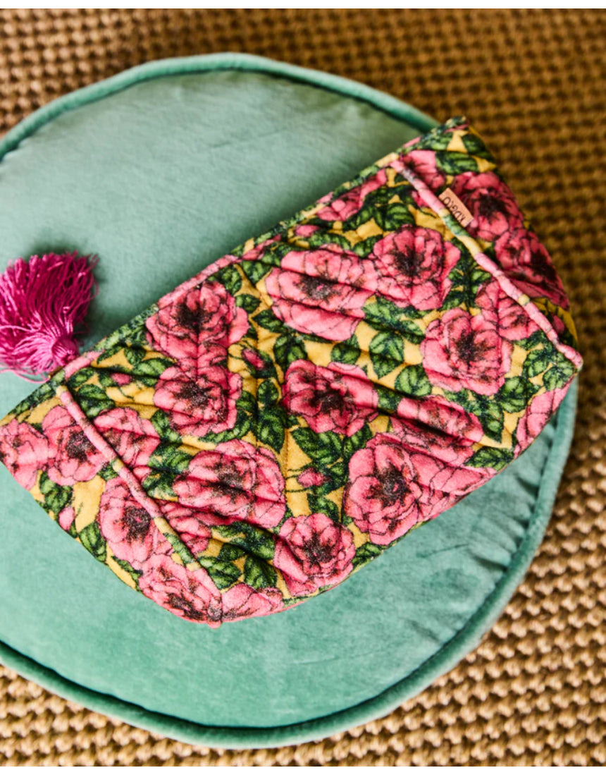 Kip & Co - Golden Peony Velvet Toiletry Bag, Accessories, Kip & Co - Say It Sister