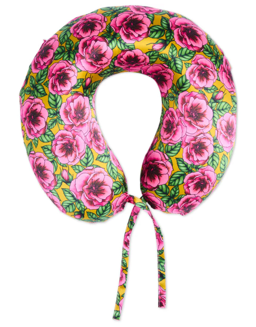 Kip & Co - Golden Peony Silk Travel Pillow, , Kip & Co - Say It Sister
