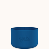 Large Frank Green Bottle Bumper Guard protecting a reusable water bottle from impacts and scratches.
