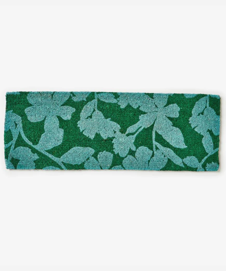 Bonnie and Neil - Mallow Blue Green Long Door Mat - Say It Sister