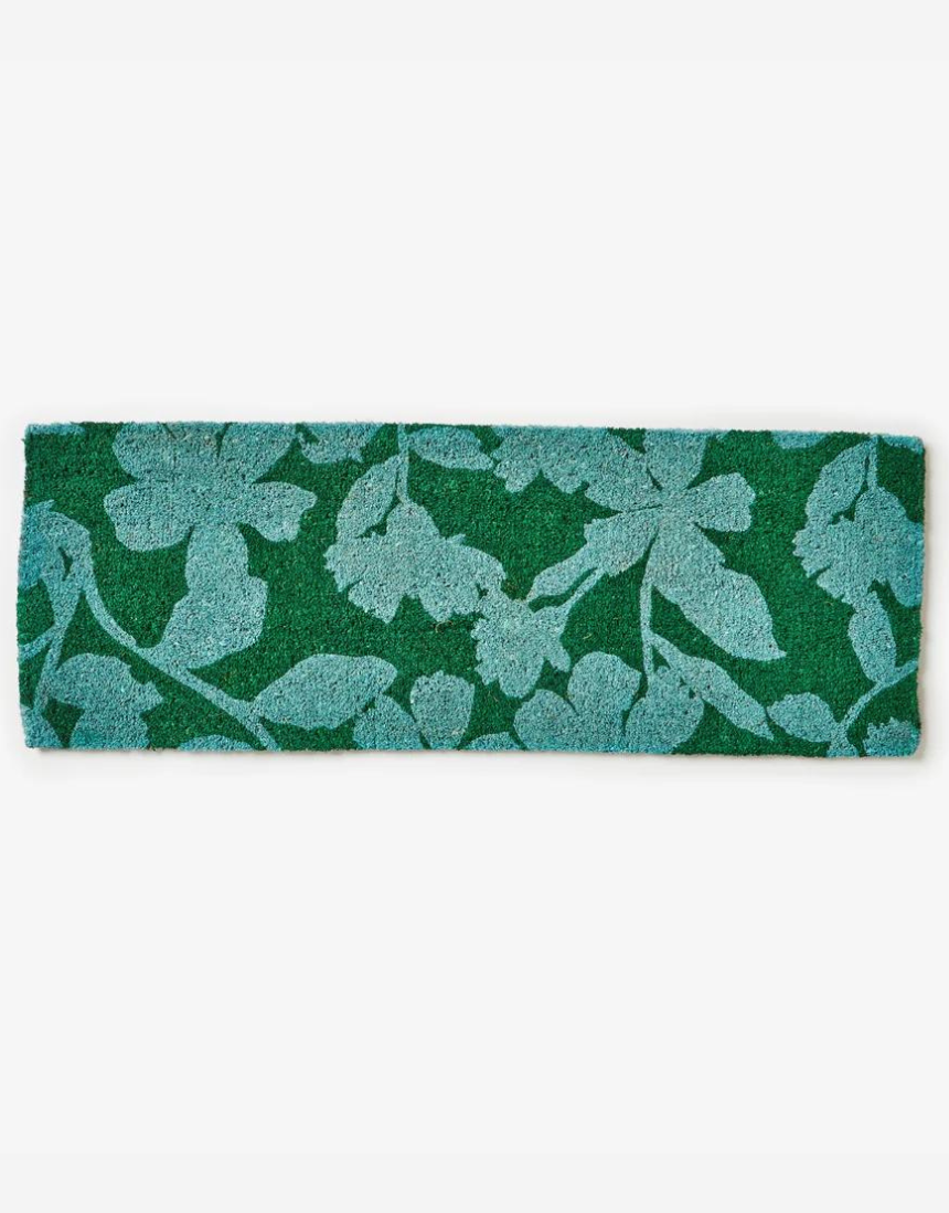 Bonnie and Neil - Mallow Blue Green Long Door Mat - Say It Sister