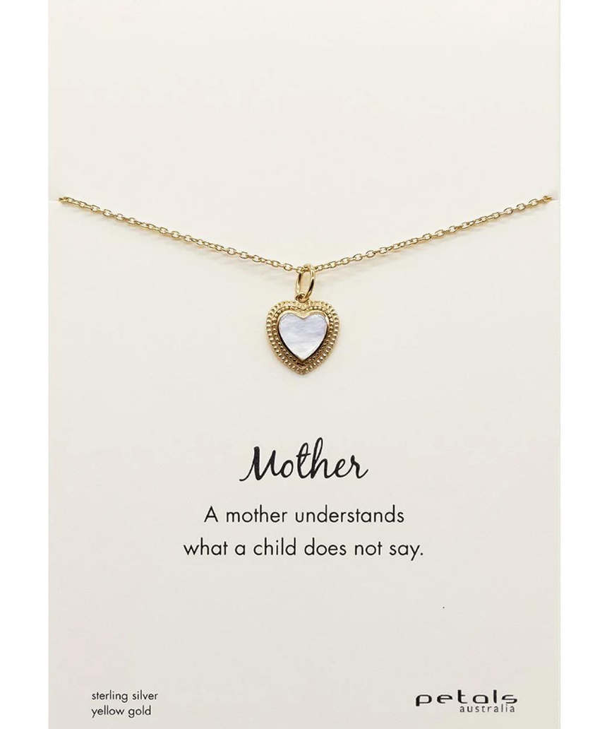 Petals Necklace - Mother Of Pearl - Say It Sister