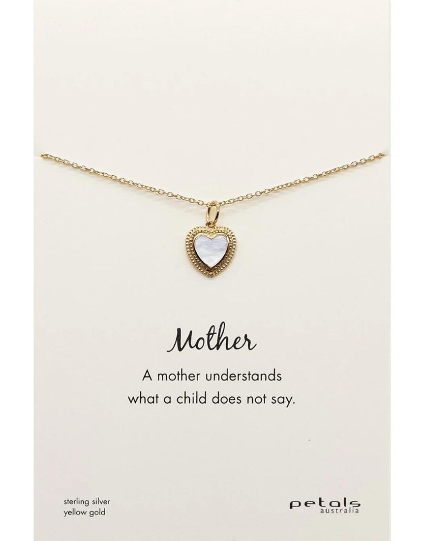 Petals Necklace - Mother Of Pearl - Say It Sister