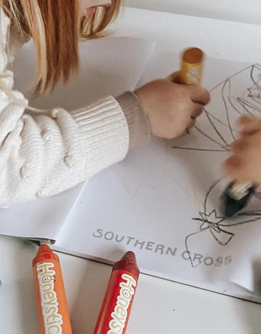 Honey Sticks - Beeswax Crayons Super Jumbos - Say It Sister