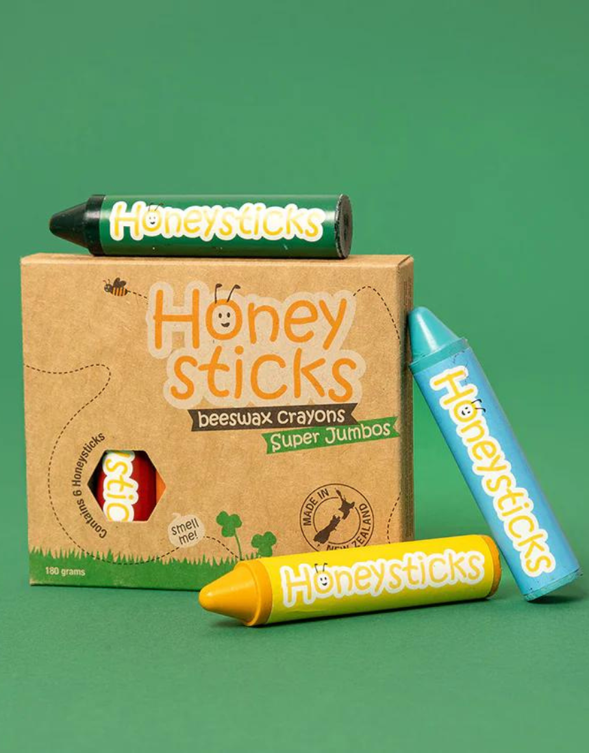 Honey Sticks - Beeswax Crayons Super Jumbos - Say It Sister