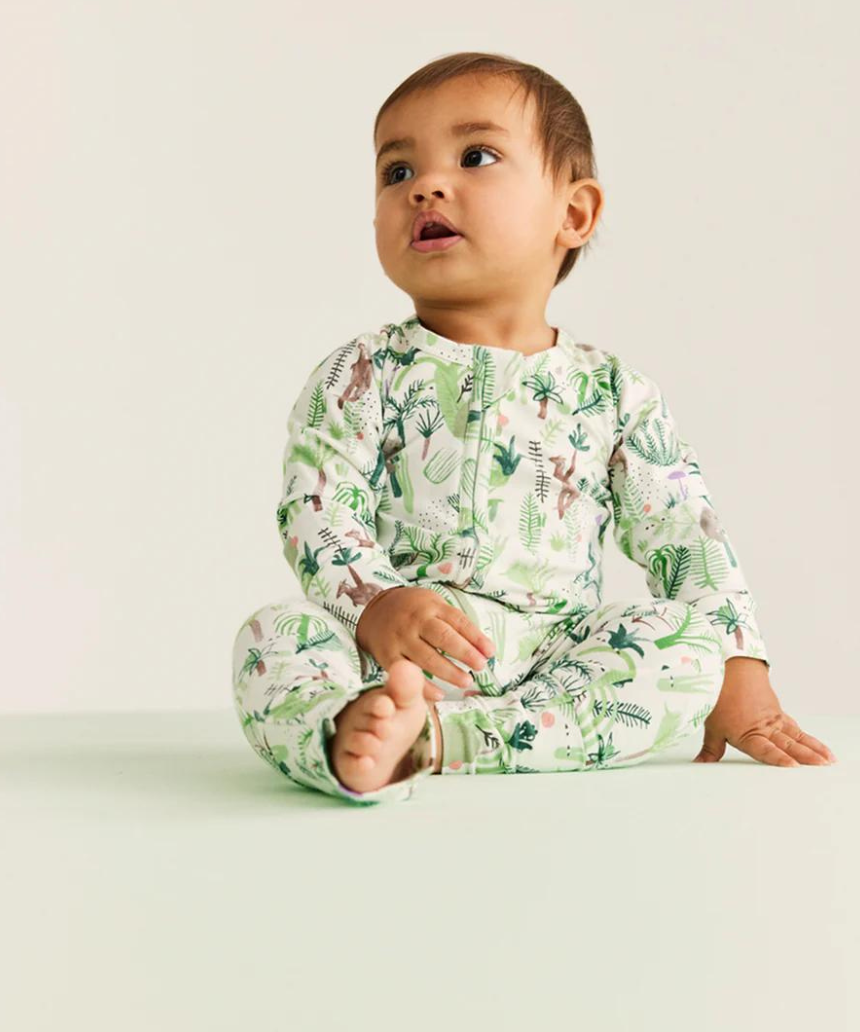 Halcyon Nights - Fern Gully Long Sleeve Zip Suit - Say It Sister