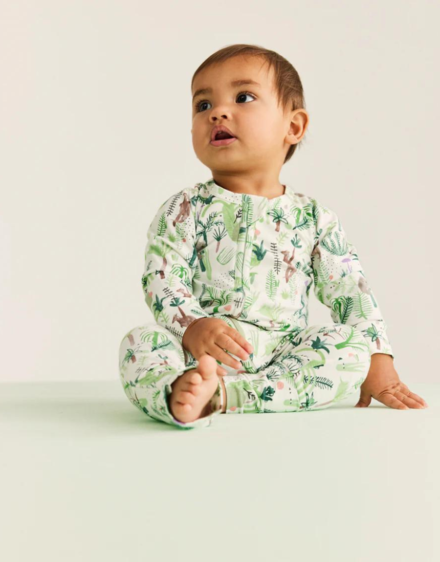 Halcyon Nights - Fern Gully Long Sleeve Zip Suit - Say It Sister