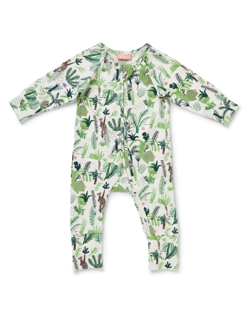 Halcyon Nights - Fern Gully Long Sleeve Zip Suit - Say It Sister