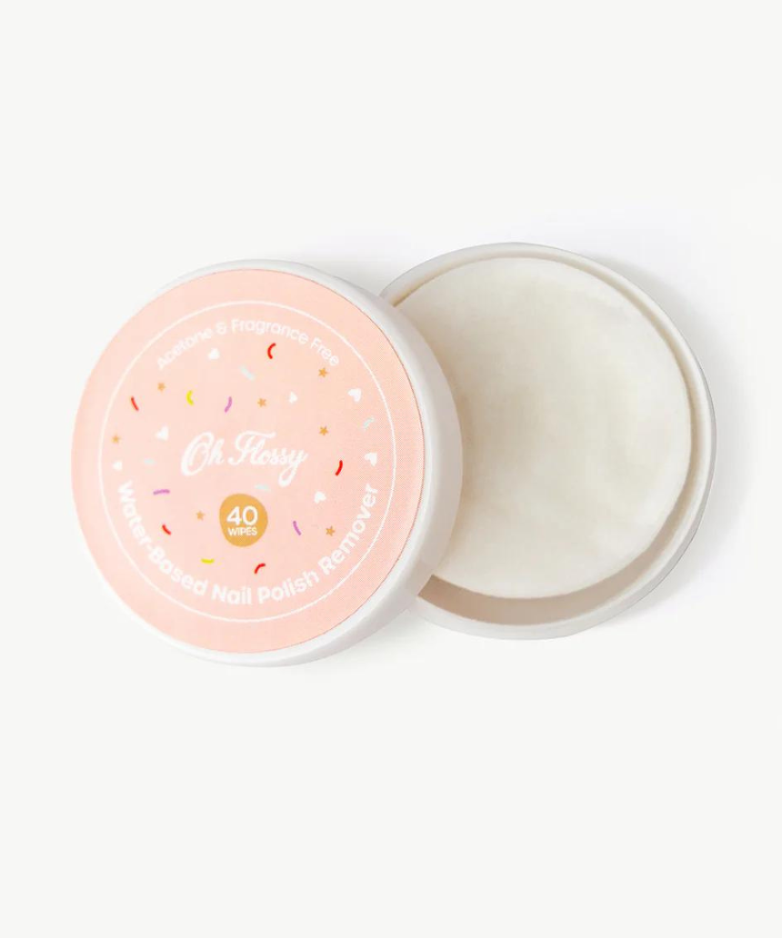 Oh Flossy - Water-Based Nail Polish Remover Wipes - Say It Sister