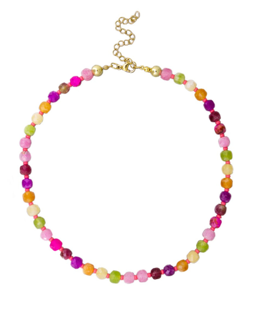 Rock Candy Stone Necklace, necklace, Tiger Tree - Say It Sister