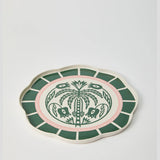Del Sol Palm Platter Green, platter, Jones & Co - Say It Sister